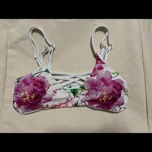 TiniBikini flowery top piece swim wear